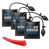 4PZ Fenster Luftpumpe Pumpe 2 Paare Aufblasbarer Keil Aufblasbares Kissen für die Installation Fenstermontage Möbeltüren Autotüren H
