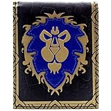 World of Warcraft Alliance Faction Logo Blau Portemonnaie Geldbö