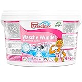 Pastaclean Wäsche Wunder Premium 4kg - reicht für 640 Waschladungen - für Weiß und Buntwäsche Waschkraftverstärker + 1 Mini MM Sp