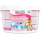 Pastaclean Wäsche Wunder Premium 4kg - reicht für 640 Waschladungen - für Weiß und Buntwäsche Waschkraftverstärker + 1 Mini MM Sp