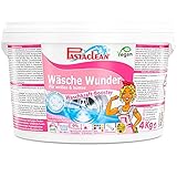 Pastaclean Wäsche Wunder Premium 4kg - reicht für 640 Waschladungen - für Weiß und Buntwäsche Waschkraftverstärker + 1 Mini MM Sp