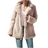 Frauen Wintermäntel Damen Plus Size Winterjacke Dicken Warme Plüsch mit Kapuze Lose Mantel Oberbekleidung Winter Warme Wolle Strickjacke Cardigan Outw