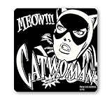 Logoshirt Catwoman Untersetzer – Bierdeckel – DC-Comics - schwarz - Lizenziertes Originaldesig