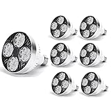 40W LED Spotlampe, Nicht Dimmbare LED Spotlampen E27 Sockel, 3000k Warmes Licht 30° Abstrahlwinkel Schienenstrahler, 300W Halogenäquivalent, 6 Pack