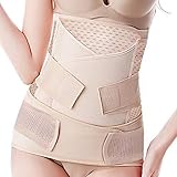 3 in 1 Postpartale Unterstützung - Erholung Bauch / Taille / Becken Gürtel-Taille Gürtel Atmungsaktiv, postnatal bauchgurt & postpartum band & nach der geburt bauchgü