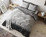 Sleeptime Sleep TIME Bettwäsche 100% Baumwolle True Dreams, 200cm x 200cm, Reißverschluss, Mit 2 Kissenbezüge 80cm x 80