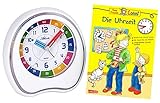 Kinderwecker Ohne Ticken Jungen Mädchen mit Lernbuch Conni Buch Uhrzeit Lernen - 1953-0 BU