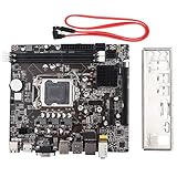 Computer-Motherboard, DDR3-Speicher HD-Grafik-Desktop-Motherboard LGA 1155 USB3.0 SATA-Mainboard für Intel B75 Unterstützung SSD Solid State Drive Dual Outp