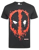 Deadpool Marvel Splat Logo Men's T-Shirt (XL)
