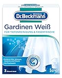 Dr. Beckmann Gardinen Weiß | Gardinenweiß für strahlende Vorhänge | mit effektiver Intensiv-Weiß-Formel | 1er Pack (1 x 120 g)