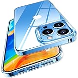 TORRAS Crystal Clear für iPhone 13 Pro Hülle Ultra Dünn (Absolut Vergilbungsfrei) (Militärschutz nach Deutscher Standard) Gute Sturzfestigkeit Weiche Passform Handyhülle iPhone 13 Pro Case Transp