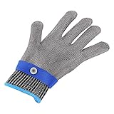 Stahl Draht Handschuhe 1PC Cut Proof Stichsichere Metall Mesh Butcher Baumwolle Handschuhe für Schneiden Schneiden Arb