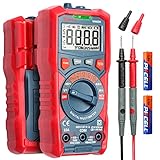 AstroAI Digital Multimeter, Voltmeter Ohmmeter Auto Range 4000 Counts TRMS Strommessgerät mit NCV und LCD-Anzeige und Hintergrundlicht, R