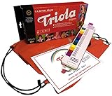 TRIOLA 12 Kompakt-Set mit Tasche für Instrument und Noten: die beliebte Blasharmonika mit farbigen Tasten für Kinder im Set mit dem Triola-Weihnachts-Liederbuch MUSIK FÜR KINDER - BAND 2