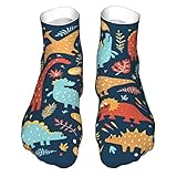 Süße Dinosaurier 3 Socken 3D Druck Unisex Warm Weich Casual Socken Basketball Funky Athletic Tube Crew Sock