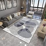 DILIANG Teppich Hochflor 170x180cm Weich Shaggy Outdoor Carpet Trendig Kurzflor für Schlafzimmer, HM-DL-18