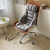 XUXUWA Lazy Sofa Bürostuhl Kissen Beheiztes Stuhlkissen Warmer Boden Niedliche Sitzauflage für Esszimmer Schlafzimmer Komfort Stuhlkissen (Color : Gris)