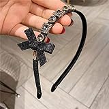 Haarschmuck Stirnbänder Für Frauen Retro Kristall Stirnbänder Für Frauen Bowknot Haarreifen Lünette Für Haare Mädchen Stirnband Party Haarschmuck 1