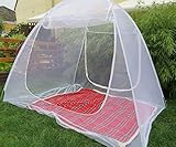 Schramm® Moskitonetz mobil 200x150x148cm Mückenschutznetz Baldachin Insektenschutz Fliegengitter Mückennetz Betthimmel Pop up Z