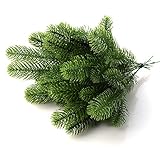 Künstliche Tannenzweige, aus Kunststoff, Dekoration für Kranz, Weihnachtsdekoration, 30 Stück