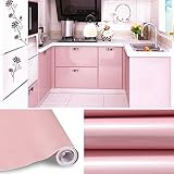 KINLO 0.6x5m (3㎡) Klebefolien PVC - Folie für Möbel Küchenschränke Wand Reparatur Glitzer Folie Dekofolie Möbelfolie Tapeten DIY Selbstklebend Dekofolie - R