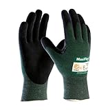 PIP ATG 34-8743 MaxiFlex Cut Green Engineered Yarn, Handschuhe schwarz, grün, XL