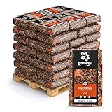 GALAMIO Pinienrinde Pinienmulch Rindenmulch Pinie Mulch Garten Dekor Pinus Pinea Natur Mittelmeer Kiefer Mittel 15-25mm 70l x 36 Sack 2.520l / 1 Palette Palig