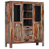 MUSEVANE Highboard Grau 118 x 40 x 140 cm M