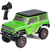 QHYZRV RC Auto 1:18 2.4G 4WD Offroad-Hochgeschwindigkeitsfahrzeug Minitary Truck Fernbedienung Truck RC Rock Crawler Elektrisches Hobby Grade RTR Spielzeug Für Kinder Über 14 Und Erw