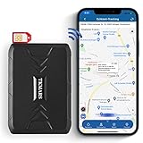 GPS-Tracker Auto, GPS-Geräte mit SIM-Karte,Starker Magnet, Dual Mode GSM/GPS Positionierung, Anti-Lost Theft,10000mah GPS Tracker für Motorrad, Fahrzeuge und LKW