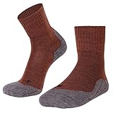 gipfelsport Wandersocken Experience aus Merino Wolle - Socken für Outdoor, Trekking I Größe 39-41 I Braun I 1x