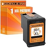 Gorilla-Ink 1 Tintenpatrone XXL remanufactured für HP 901 XL Black