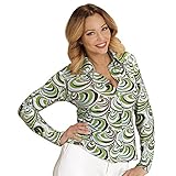 Widmann 09025 70er Jahre Bluse Waves, womens, S/M
