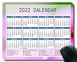 2022 Kalender Mauspad mit Feiertagen, Blütenblätter Drop Gaming Mausp