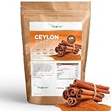 Ceylon Zimt Pulver 600g - Premium: Geringer Cumarin Gehalt - 100% Ceylon-Zimt aus Madagaskar - Laborgeprüft - gemahlen - Zimtbaum - Veg