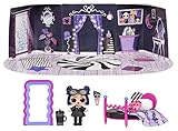 LOL Surprise Furniture - Puppe Dusk mit mehr als 10 Überraschungen, Möbeln und Puppen-Accessoires - Miniatur Spielset - Kompatibel mit OMG House - Serie 4 - LOL Surprise Puppen für Mädchen ab 3 J