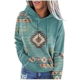 XTBFOOJ Tunika Damen Langarm elegant lang leichte Pullover Damen Bluse Damen Oversize Jacke Damen blau weihnachzspulli Damen Oberteile Damen lang Sommerbluse Damen locker Longbluse Damen S
