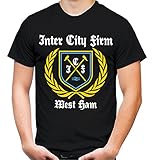 Inter City Firm Männer und Herren T-Shirt | Fussball Ultras London Geschenk | M1 (XXXXL, Schwarz)
