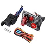 Mouchao Useful Car 12V Switch Ignition Engine Panel Start Push Racing Car B