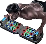 OBOBIX Push-Up-Bar Verbesserte Push-Up-Board-Trainingsgeräte für das Heimtraining Tragbare Push-Up-Ständer Push-Up-System mit einstellbaren Push-Up-G