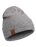 Beanie für Herren, bequeme atmungsaktive weiche Beanie, modische Wintermützen für Damen und Herren, Geschenke für Sie und Ihn/Ihn/Ihn/Ihn/Ihn/Ihn/ Gr. Einheitsgröße, g