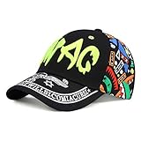 LONTG Baseball Cap Junge Mädchen Baseballmütze Baumwolle Atmungsaktiver Basecap Verstellbare Schirmmütze Gestickte Buchstaben Sonnenhut Modische Kinderhut Weiche Schirmkappe für Outdoor Ak