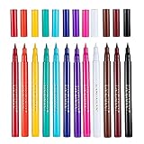 Farbige Eyeliner Set Matte Flüssigkeit Eyeliner Wasserdichte Eyeliner Stift Gel Eyeliner Cosplay Lidschatten Crayon 12 Stück