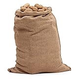 ershixiong Großer Sackleinen Kartoffel & Gemüse Beutel, Sackleinen Race Bags Potato Sack ​Rennspiele für O