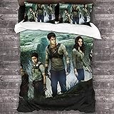 HUA JIE Die Maze Runner Bettwäsche Super weich und atmungsaktiv, Reißverschluss und CornerTie 3-teiliges Set (1 Bettbezug + 2 Kissenbezüge)