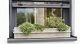 CV Blumenkastenhalterung Fenster Blumenkastenhalter verstellbar Aluminium Druckg