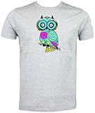 Owl Daughter T-Shirt, Mädchen Eule, Grau - grau - Größe: Larg