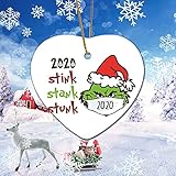 2021 Happy Hanging Projection Ornament Puppy Ornaments for Christmas Tree Lighted Tree Topper Christmas Ornaments Gift Tags Decor Unlit Festive Comic for First Christmas M