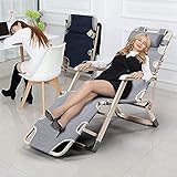 SaiFei Outdoor Liegestuhl ohne Schwerkraft Liegestuhl Faltbarer Verstellbarer Relax-Stuhl für den Innenhof Strandpool Terrasse Liegestuhl Garten Sonnenliege Sonnenliege für Werbung