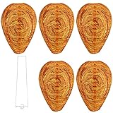 opamoo Wespennest Lockvogel ,Wasserdichte Wespenschutz Lockvogel Papier Wespe Hängen Wespenvertreiber Künstliches Bienenstocklaterne Ungiftige Wespenabwehr Hornissen Gefälschtes Nest für Haus ,G